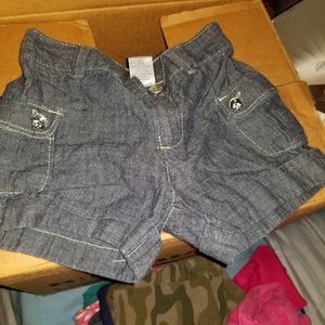 Toddler girls jean shorts